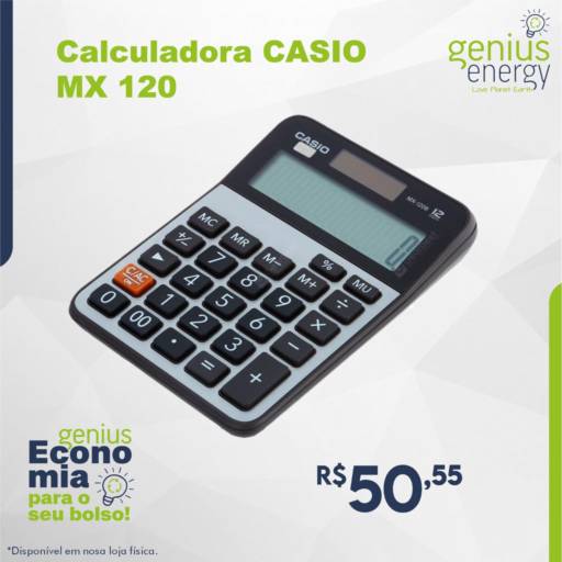 Calculadora Cassio MX 120