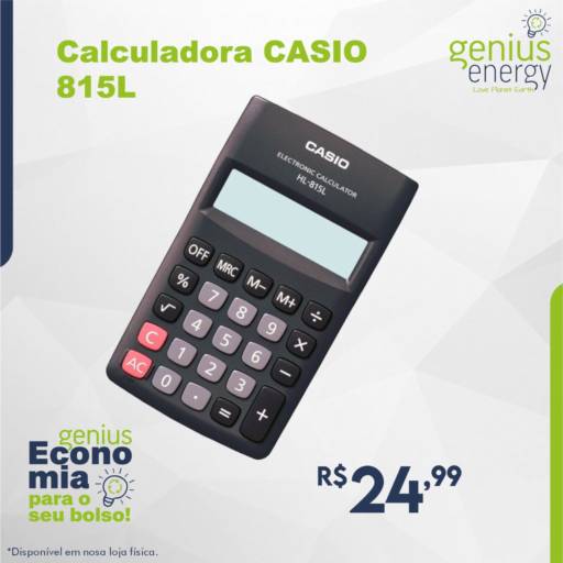 Calculadora Cassio 815L