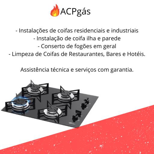Instalação e Manutenção de Coifas e Fogões industriais por ACP Instalações de Coifas e Fogões