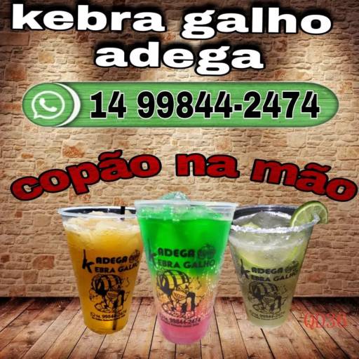 Promoção Copo na Mão Adega Kebra Galho bebida Delivery em Avaré  por Adega Kebra Galho Bebida Delivery em Avaré
