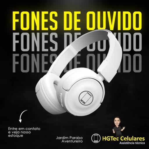 Comprar o produto de Fone de ouvido em Fones de Ouvido pela empresa HGTec Celulares em Joinville, SC por Solutudo
