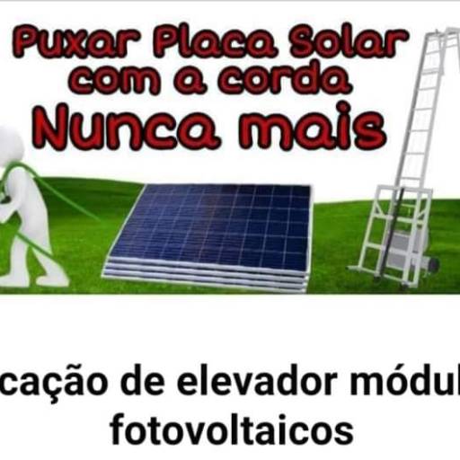Comprar o produto de Locação de elevador módulos fotovoltaicos  em Energia Solar pela empresa SGA Soluções Energéticas em Osasco, SP por Solutudo