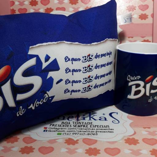 Caneca Personalizada + Almofada Personalizada por Canelika's Canecas Personalizadas
