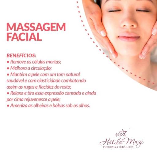 Comprar o produto de Massagem Facial em Massagem pela empresa Hátila Muzi Esteticista em Marília, SP por Solutudo