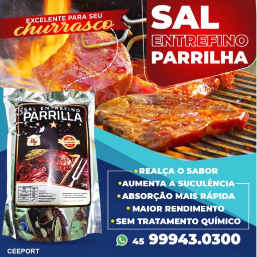 Sal Entrefino Parrilha por V&E Distribuidora de Sal