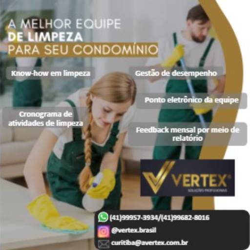 Limpeza de Condomínios por Vertex - Soluções Profissionais de Limpeza