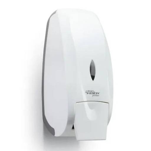 Dispensador Saboneteira para Sabonete Líquido Velox Premisse Branc por EmbalaFoz Tudo em Embalagens