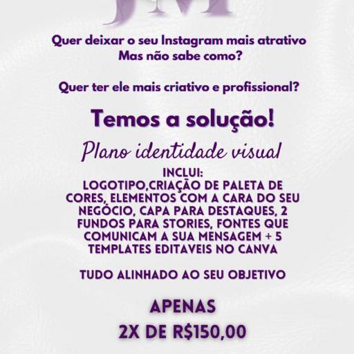 EMPRESA PARCEIRA:  JM Personalize Instagram- Social Mídia por Espaço Terapêutico Raiz- Tratamentos com Ibogaína
