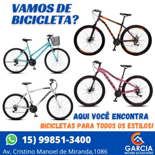 Bicicleta  por Garcia Colchões E Móveis Ltda Me
