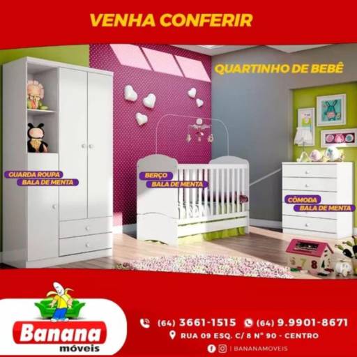 Cartinho de bebê por Banana Móveis e Eletrodomésticos