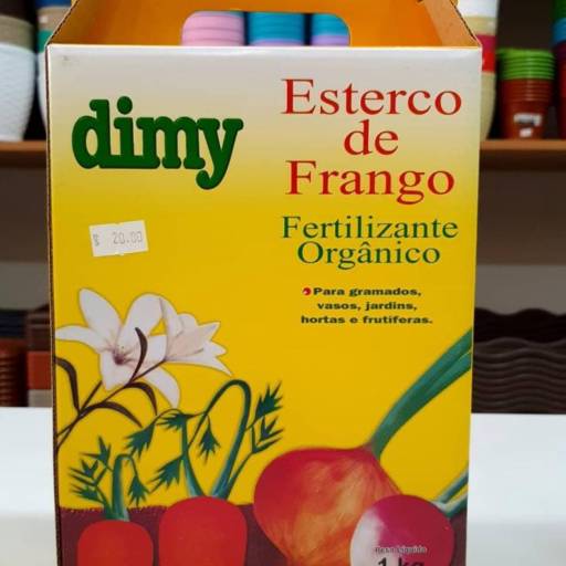 Fertilizante orgânico esterco de frango