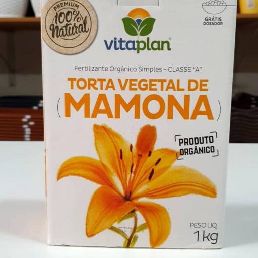 Fertilizante orgânico torta vegetal de mamona