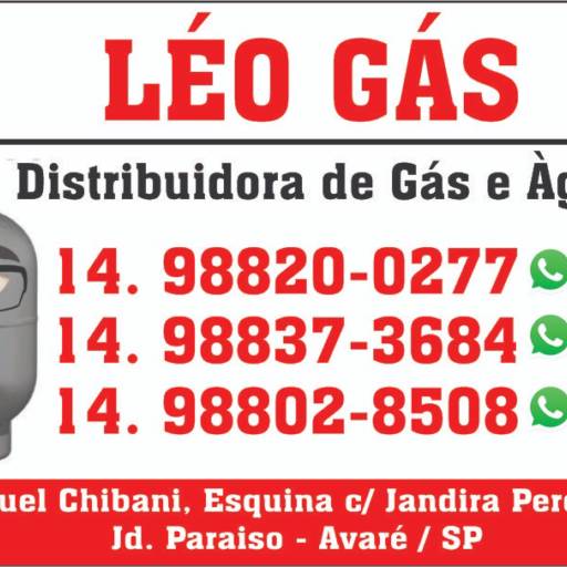 Comprar o produto de Entregar gás em Avaré em Gás pela empresa Léo Gás e Água em Avaré em Avaré, SP por Solutudo
