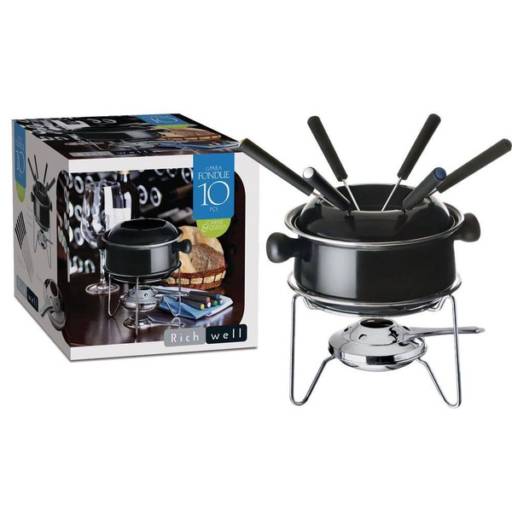 Conjunto Fondue Inox 10 Peças EURO por Casa Vitória
