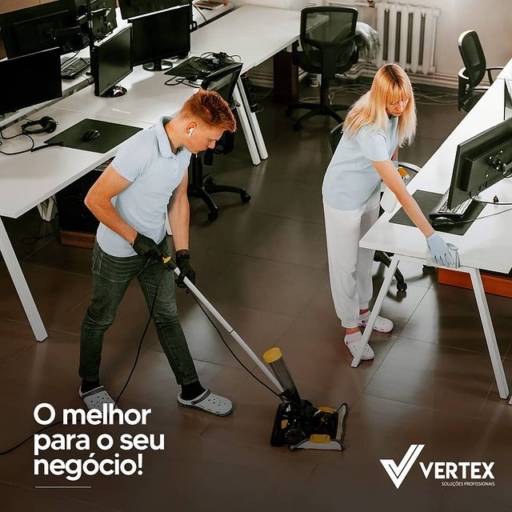 Comprar o produto de Limpeza de estabelecimentos comerciais em Serviços de Portaria e Limpeza pela empresa Vertex - Soluções Profissionais de Limpeza em Curitiba, PR por Solutudo