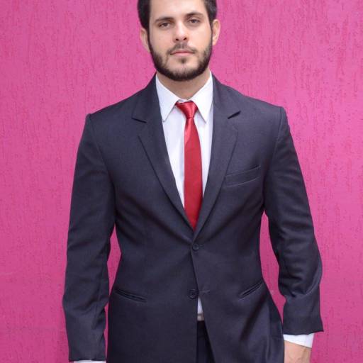 Terno preto com gravata vermelha para casamento eventos formaturas em Bauru por Aguiar Noivas, Festas e Ternos