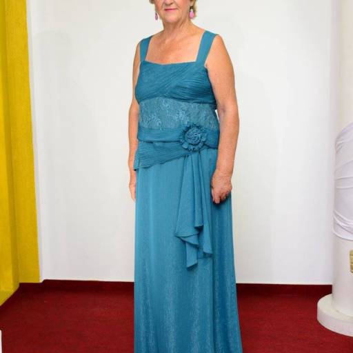 Vestido azul claro Plus Size em Bauru por Aguiar Noivas, Festas e Ternos