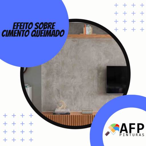 EFEITO SOBRE CIMENTO QUEIMADO por AFP PINTURAS E REFORMAS