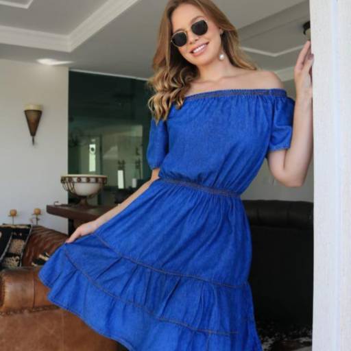 Vestido em jeans três Marias (Juliete) Bauru