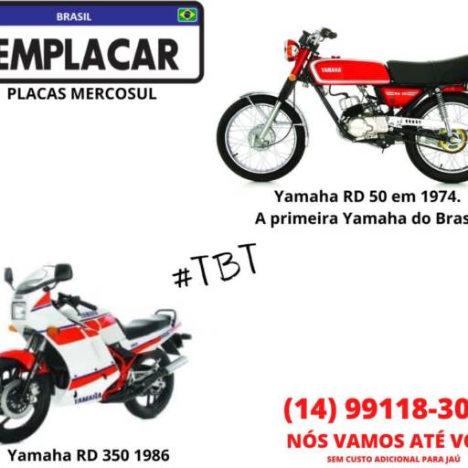 Comprar o produto de Emplacamento de moto em Placas para Veículos pela empresa Emplacar  em Jaú, SP por Solutudo