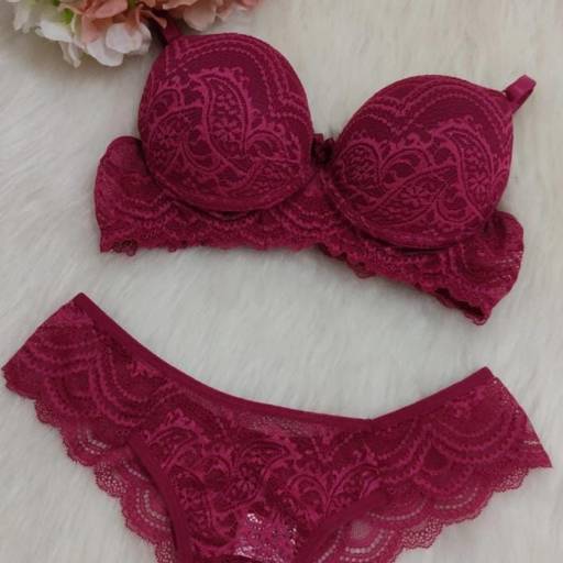 Conjuntos de Lingeries - Rosa rendado