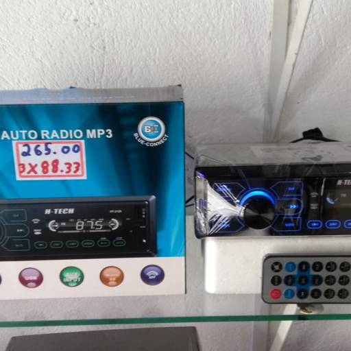 Rádio e-tech toque screen e Bluetooth por Figuras Som Film Centro Automotivo