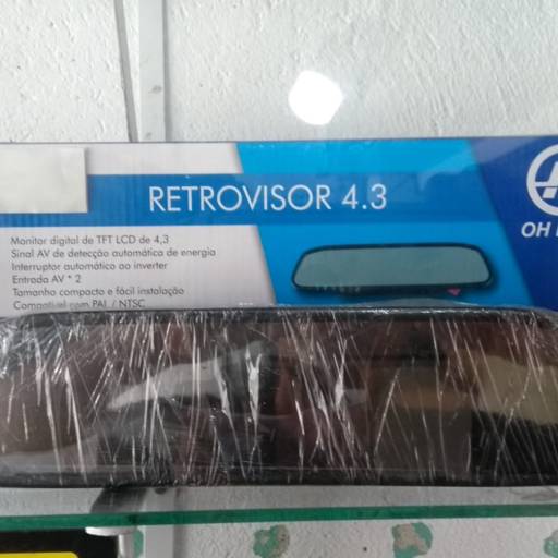 Retrovisor com câmera de ré