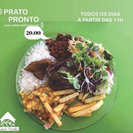 Comprar o produto de Prato pronto em Alimentação pela empresa Casa Verde Restaurante em Mineiros, GO por Solutudo