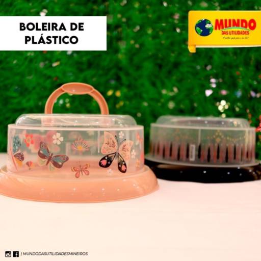Boleira de plástico por Mundo das Utilidades - Loja 01