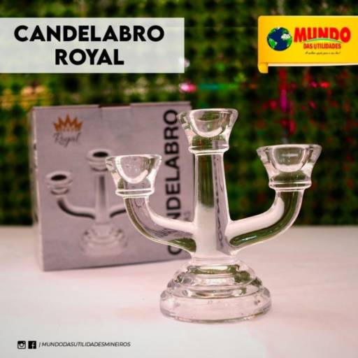 Candelabro royal por Mundo das Utilidades - Loja 01