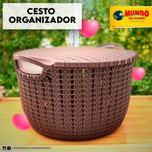 Cesto organizador por Mundo das Utilidades - Loja 01