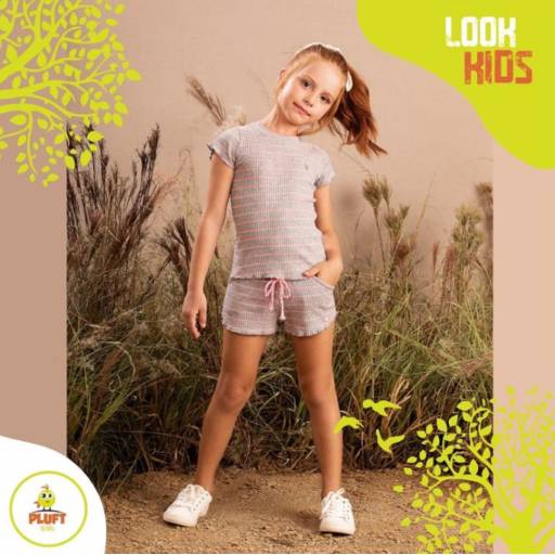 Conjunto para sua princesa super estiloso e confortável por Pluft Kids Moda Infantil