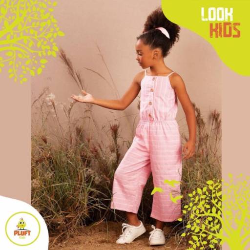 Lindo macacão pantacourt em tecido vai deixar sua menina muito linda!