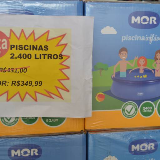 Piscina inflável 2,400 litros por Mundo das Utilidades - Loja 01