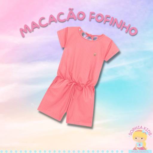 Comprar o produto de Macacão infantil Bauru em Macacão pela empresa Sophia Kids - Moda Infantil em Bauru, SP por Solutudo