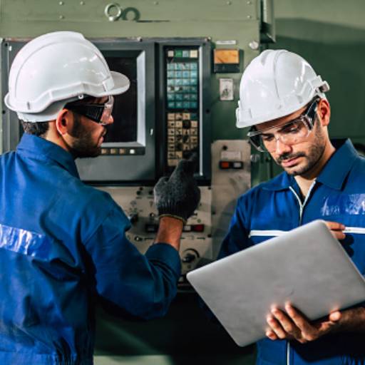 Manutenção industrial em área química