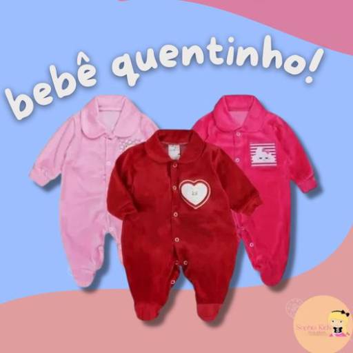 Comprar o produto de Macacão bebê quentinho  em Macacão pela empresa Sophia Kids - Moda Infantil em Bauru, SP por Solutudo