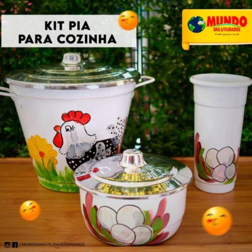  Kit pia para cozinha por Mundo das Utilidades - Loja 01