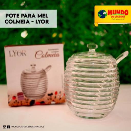 Pote para mel colmeia - lyor por Mundo das Utilidades - Loja 01