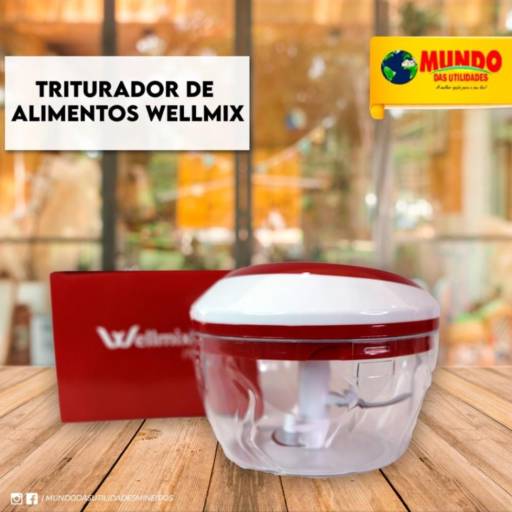 Triturador de alimentos wellmix por Mundo das Utilidades - Loja 01