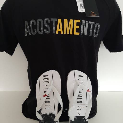Kit Chinelo e Camiseta Acostamento por Loja Kronnuz