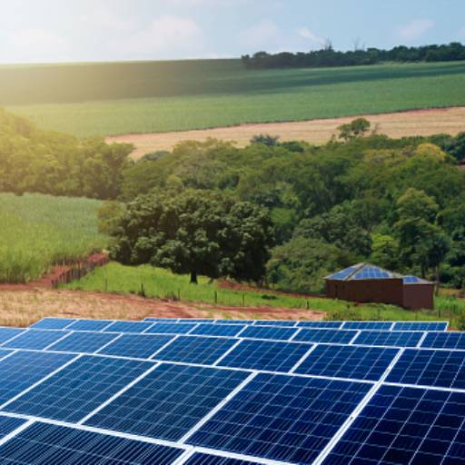 Energia solar para área rural por Bluesol - Energia Solar