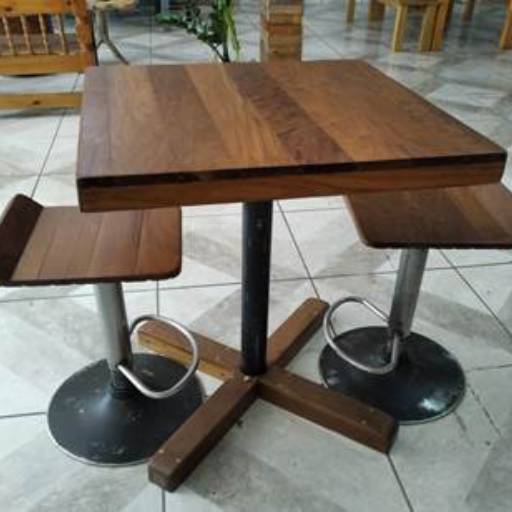 mesa Bistrô de Ipê  62 x 87 cm  Altura em Foz do Iguaçu, PR por Home Rústico - Artefatos de Madeira
