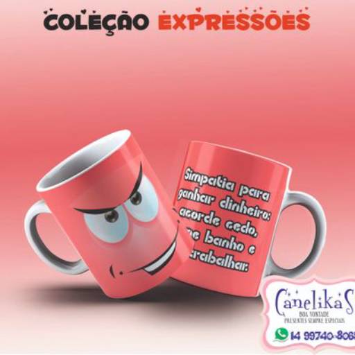 Canecas Personalizadas Coleção Emoções por Canelika's Canecas Personalizadas
