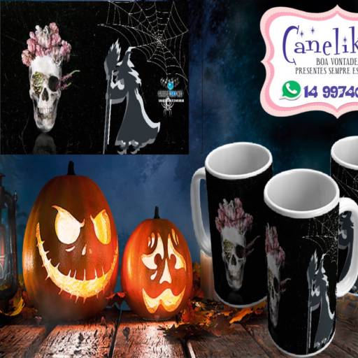 Canecas Personalizadas Coleção Halloween por Canelika's Canecas Personalizadas