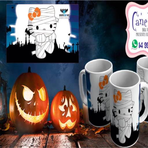 Canecas Personalizadas Coleção Halloween por Canelika's Canecas Personalizadas