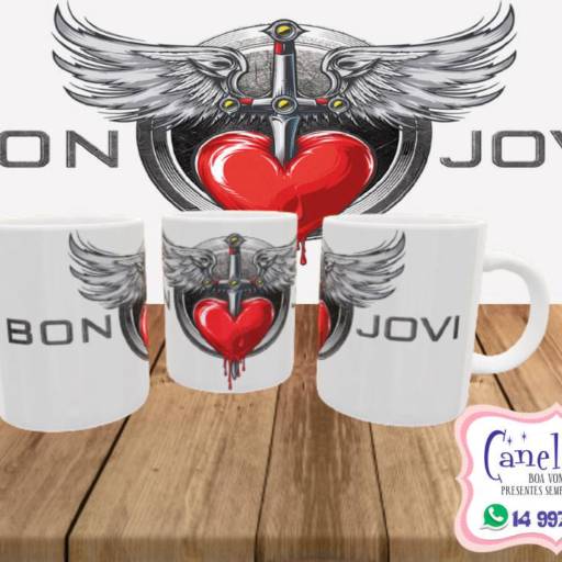 Canecas Personalizadas Rock'n Roll por Canelika's Canecas Personalizadas