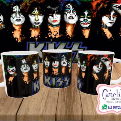 Canecas Personalizadas Rock'n Roll por Canelika's Canecas Personalizadas