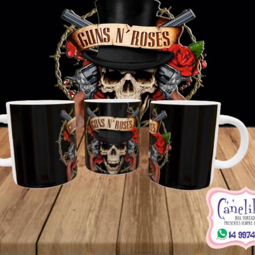 Canecas Personalizadas Rock'n Roll por Canelika's Canecas Personalizadas