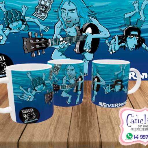 Canecas Personalizadas Rock'n Roll por Canelika's Canecas Personalizadas